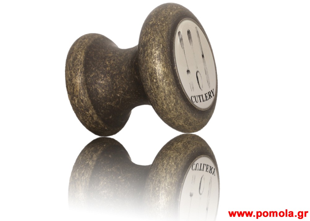 067 Πομολο ΕξωΠορτας Εισοδου και Ασανσερ BELLE EPOQUE Μπρονζε