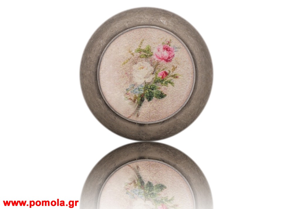 052 Πομολο ΕξωΠορτας Εισοδου και Ασανσερ BELLE EPOQUE Κασσιτερος