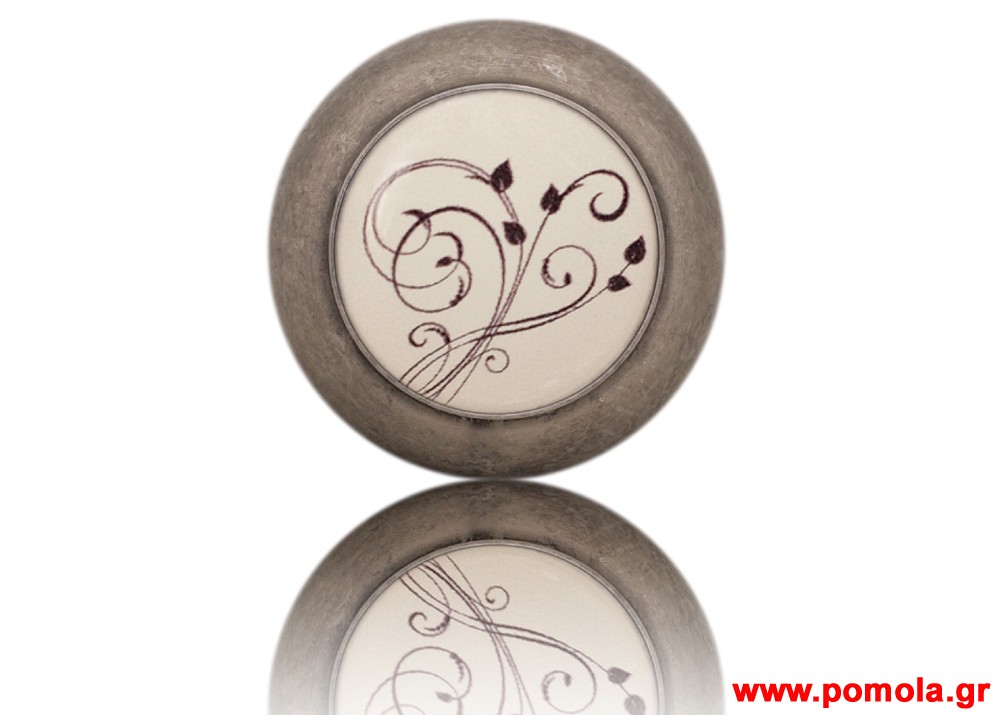 054 Πομολο ΕξωΠορτας Εισοδου και Ασανσερ BELLE EPOQUE Κασσιτερος