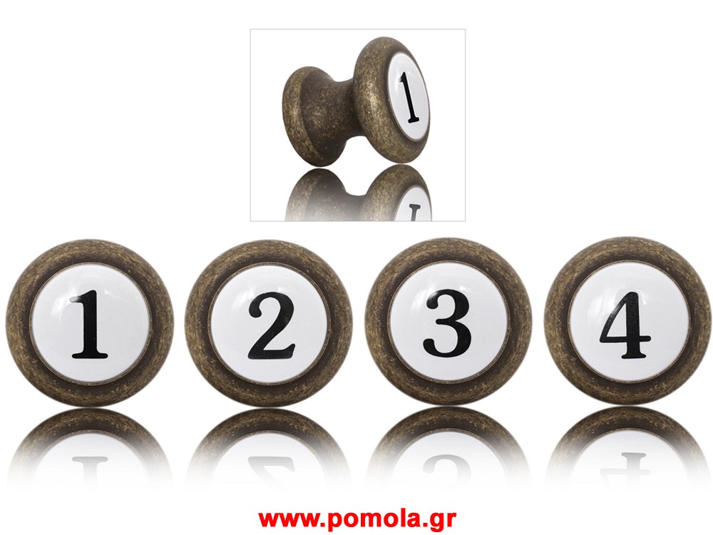 003 Πομολο ΕξωΠορτας Εισοδου και Ασανσερ BELLE EPOQUE Μπρονζε