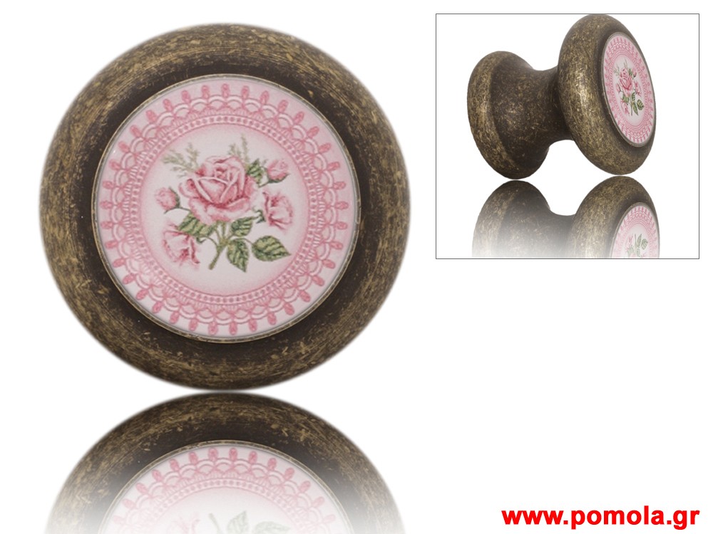 007 Πομολο ΕξωΠορτας Εισοδου και Ασανσερ BELLE EPOQUE Μπρονζε