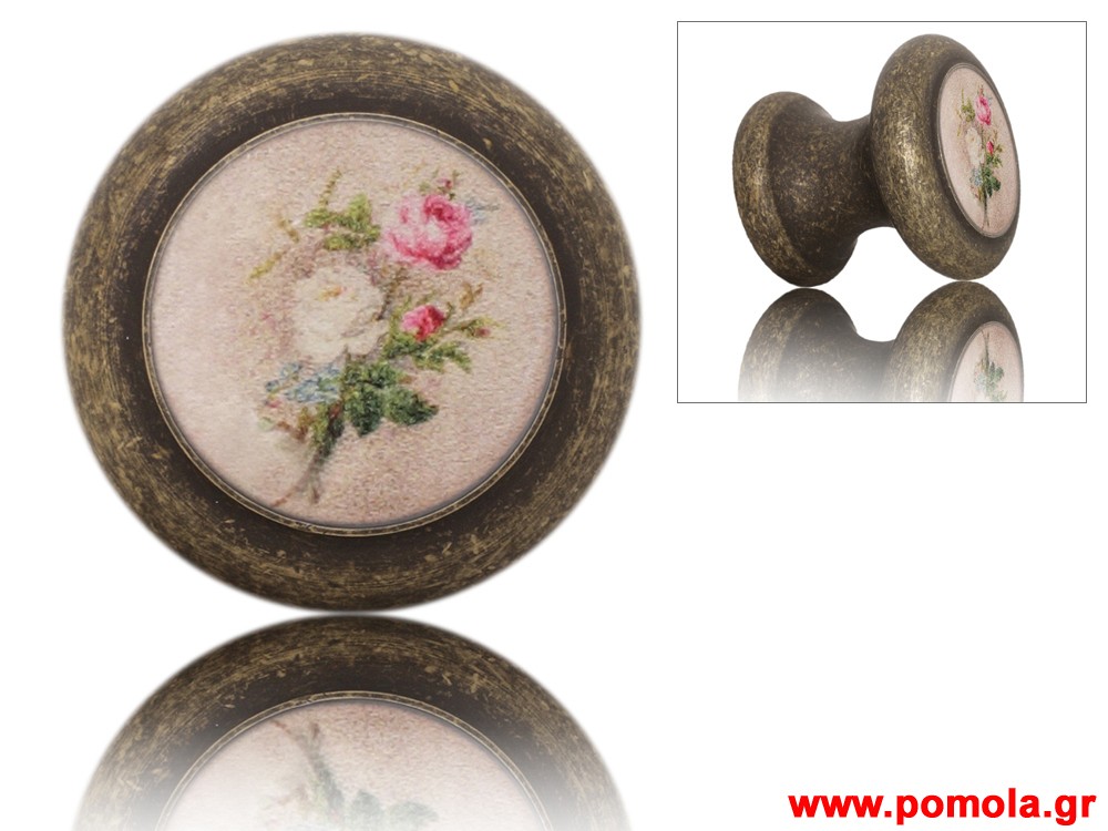 008 Πομολο ΕξωΠορτας Εισοδου και Ασανσερ BELLE EPOQUE Μπρονζε