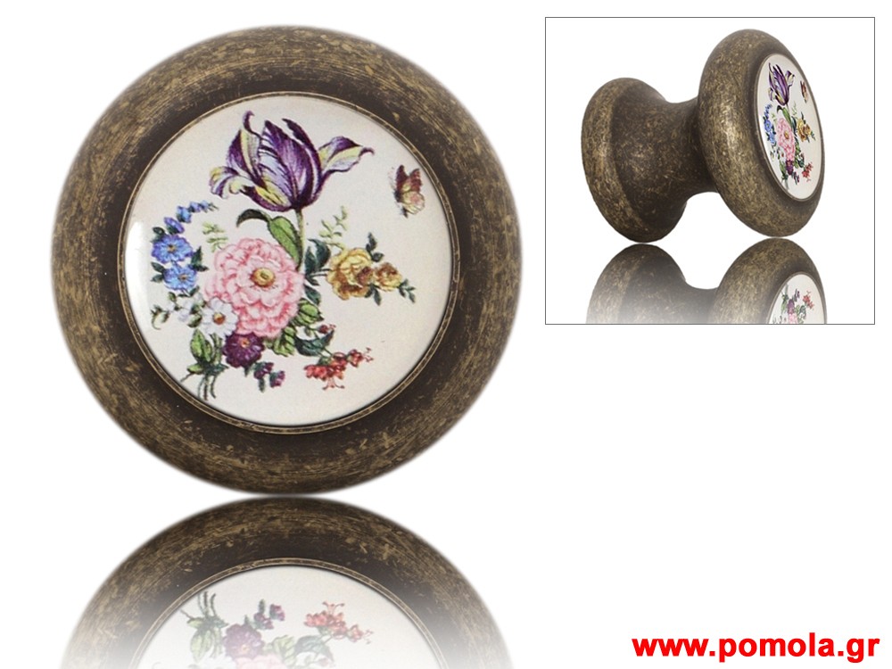 013 Πομολο ΕξωΠορτας Εισοδου και Ασανσερ BELLE EPOQUE Μπρονζε