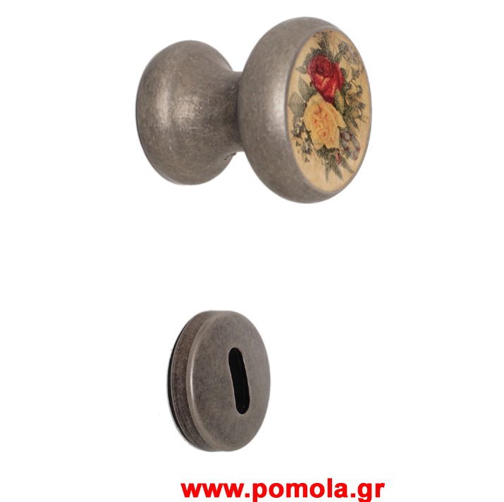 056 Πομολο Πορτας BELLE EPOQUE Κασσιτερος
