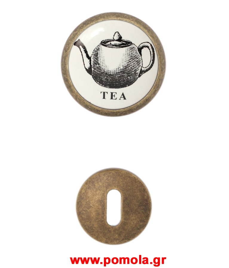 048 Πομολο Πορτας BELLE EPOQUE Μπρονζε