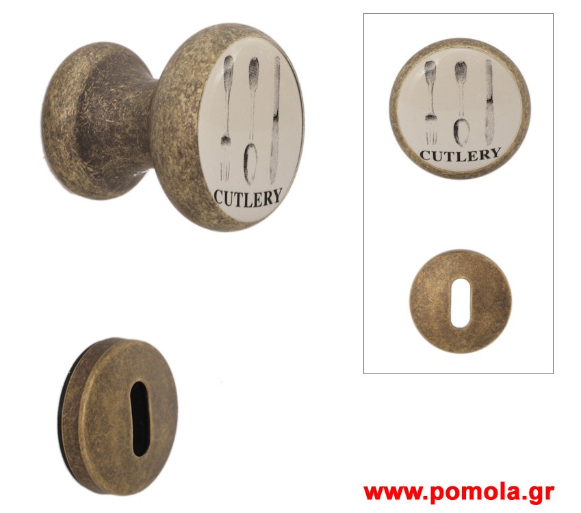 023 Πομολο Πορτας BELLE EPOQUE Μπρονζε