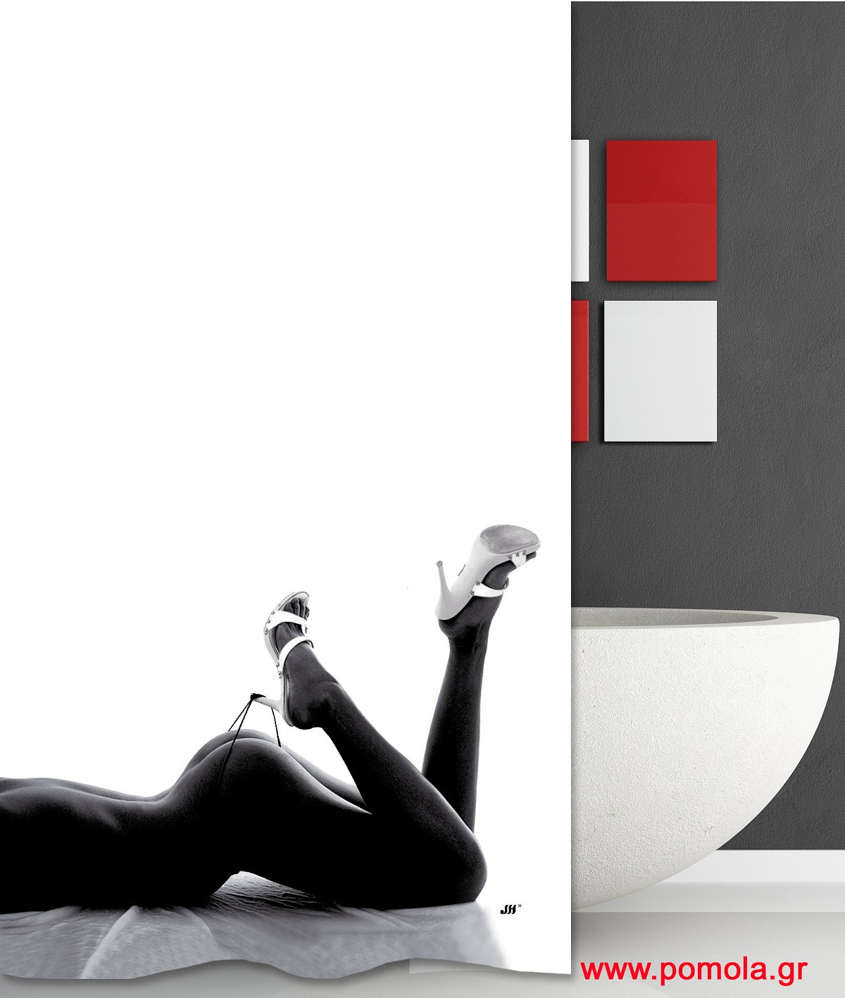 544 sl Κουρτίνα μπάνιου