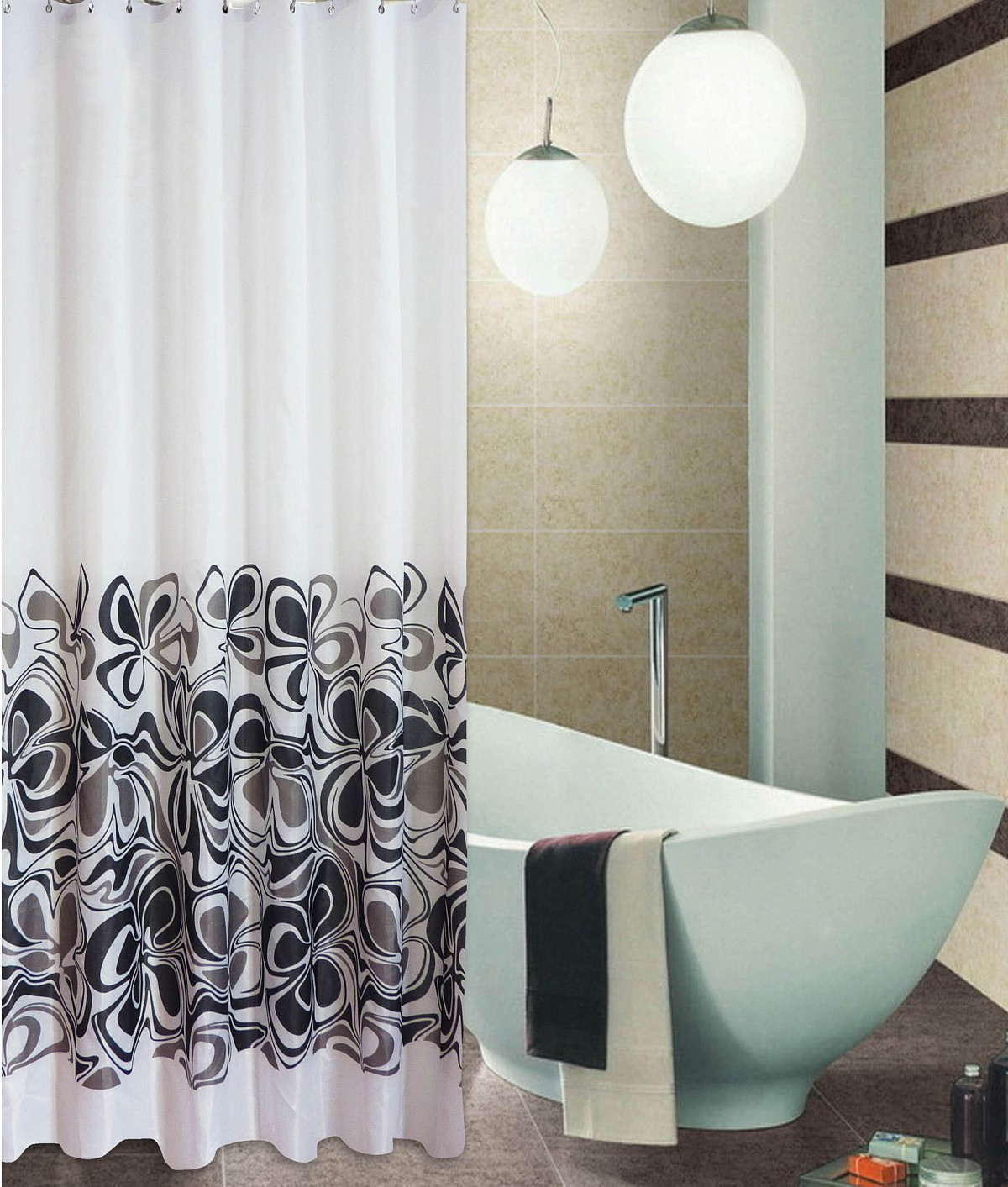 575 sl Κουρτίνα μπάνιου