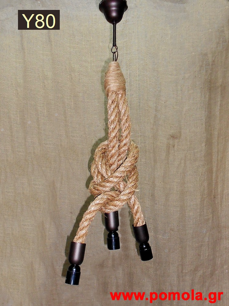 173 Φωτιστικα Rope and Metal