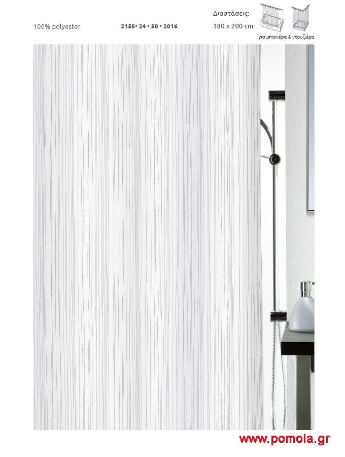 418 Κουρτίνα μπάνιου