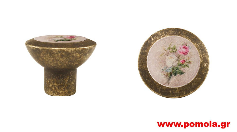 900 Πομολάκι Ρουστίκ αντικέ μπρονζέ κλασικό