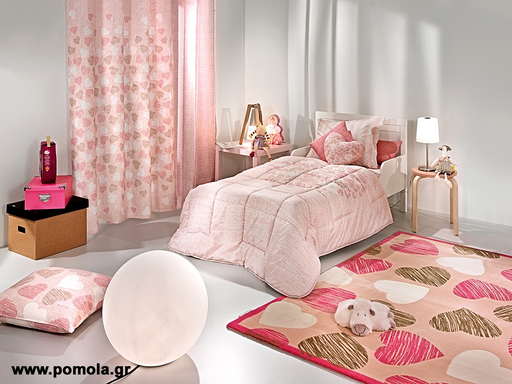 036 Κουρτινα με Εκτυπωση Ετοιμη Ραμμενη Με Τρουκς bebe και Παιδικη