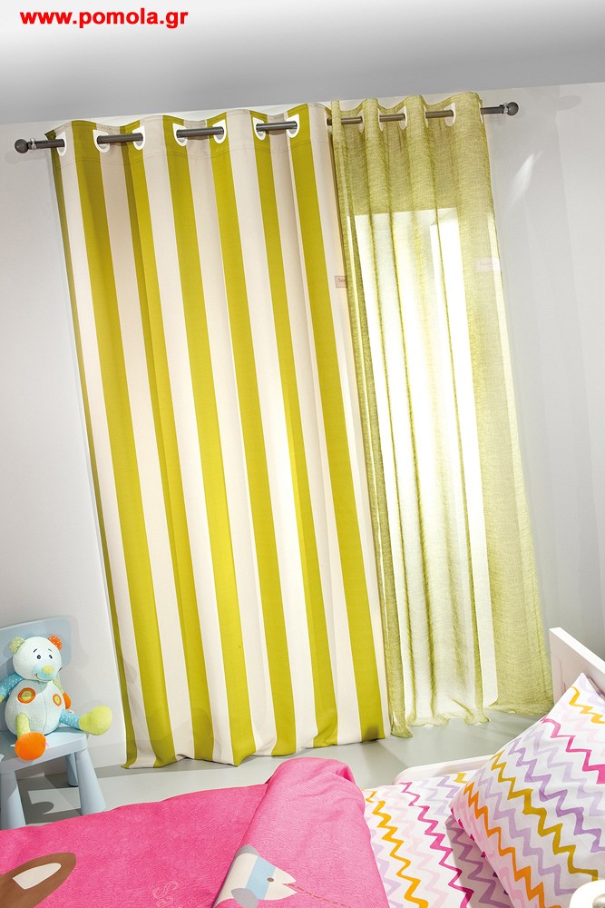 015 Κουρτινα με Εκτυπωση Ετοιμη Ραμμενη Με Τρουκς bebe και Παιδικη