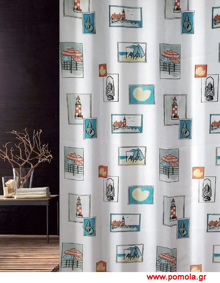 808 Κουρτίνα μπάνιου