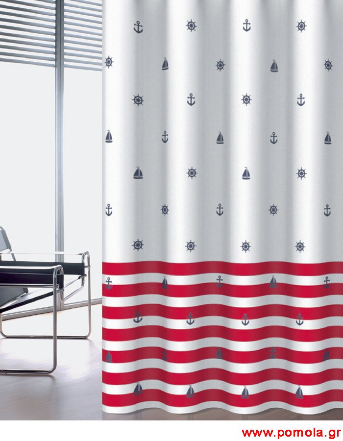 811 Κουρτίνα μπάνιου