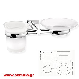 008 DISPENSER ΠΟΤΗΡΟΘΗΚΗ ΣΑΠΟΥΝΟΘΗΚΗ ΤΟΙΧΟΥ