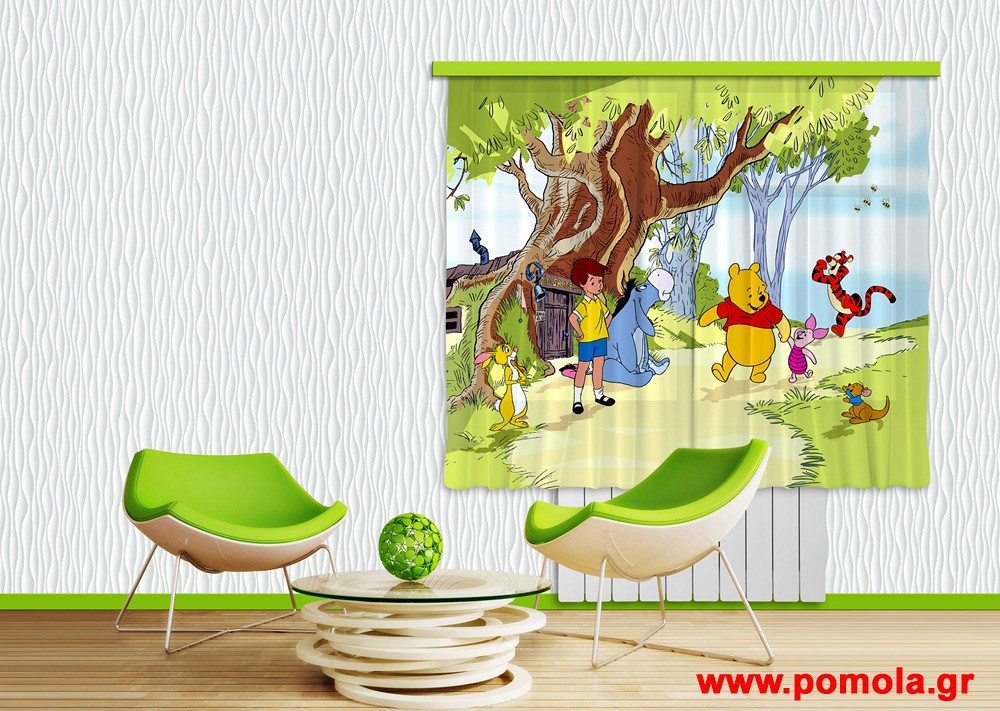 083 Kουρτινα με Ψηφιακη Εκτυπωση 180 πλατος χ 160 υψος