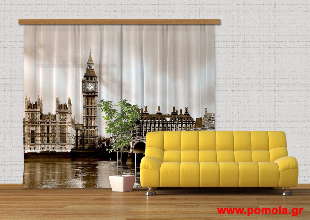 088 Kουρτινα με Ψηφιακη Εκτυπωση 280 πλατος χ 245 υψος