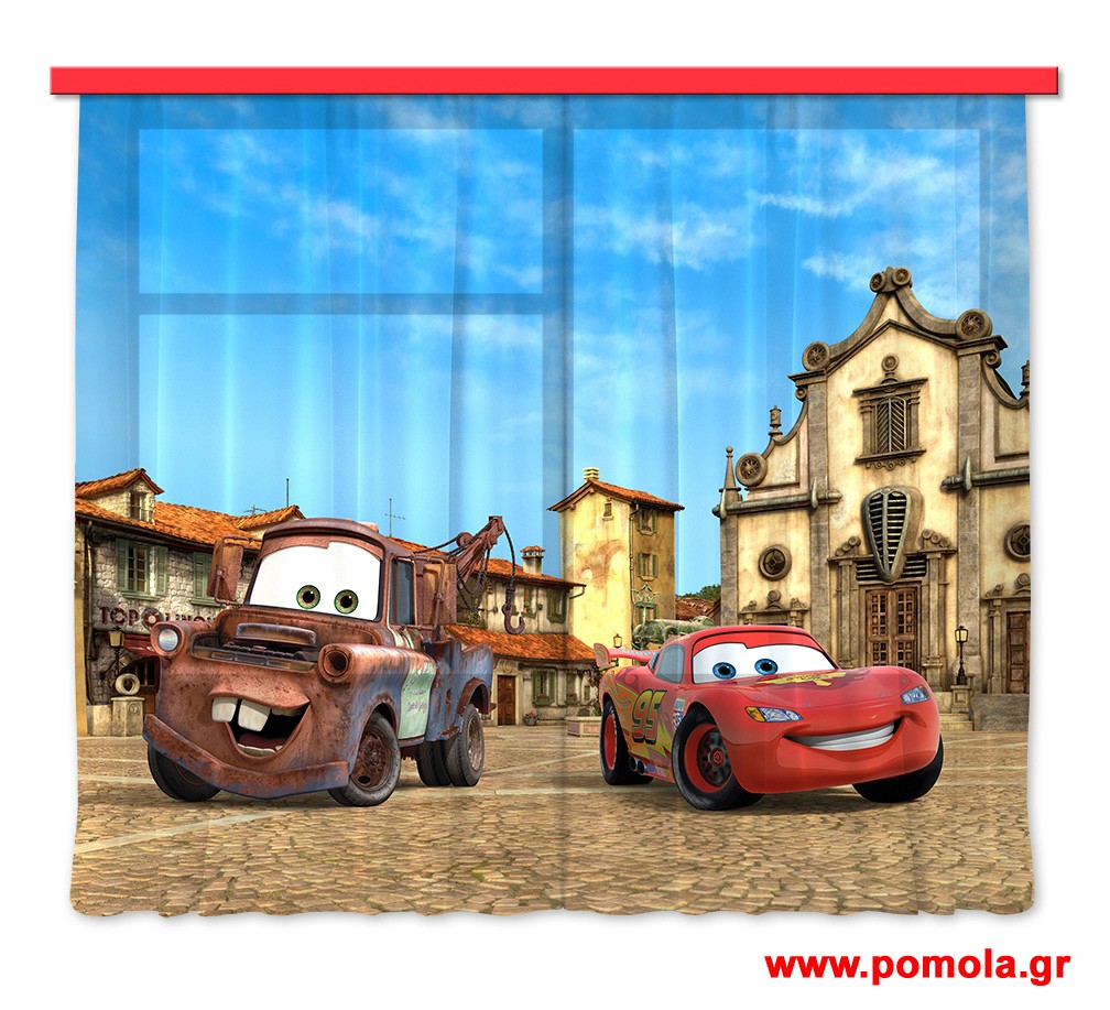 090 Kουρτινα με Ψηφιακη Εκτυπωση 280 πλατος χ 245 υψος