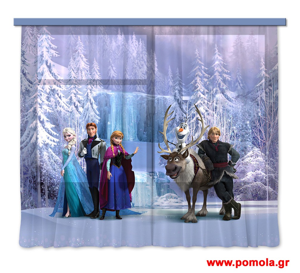 094 Kουρτινα με Ψηφιακη Εκτυπωση 280 πλατος χ 245 υψος