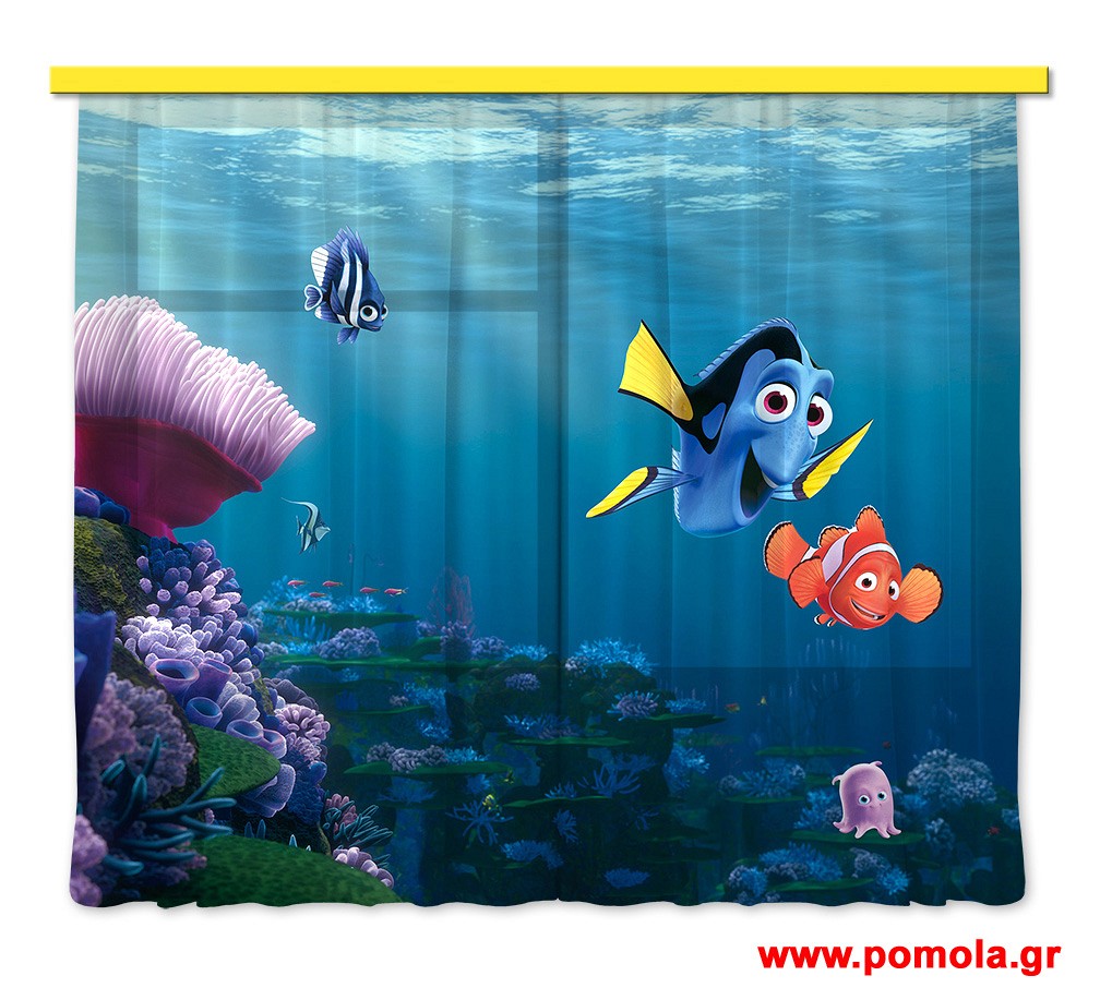 097 Kουρτινα με Ψηφιακη Εκτυπωση 280 πλατος χ 245 υψος