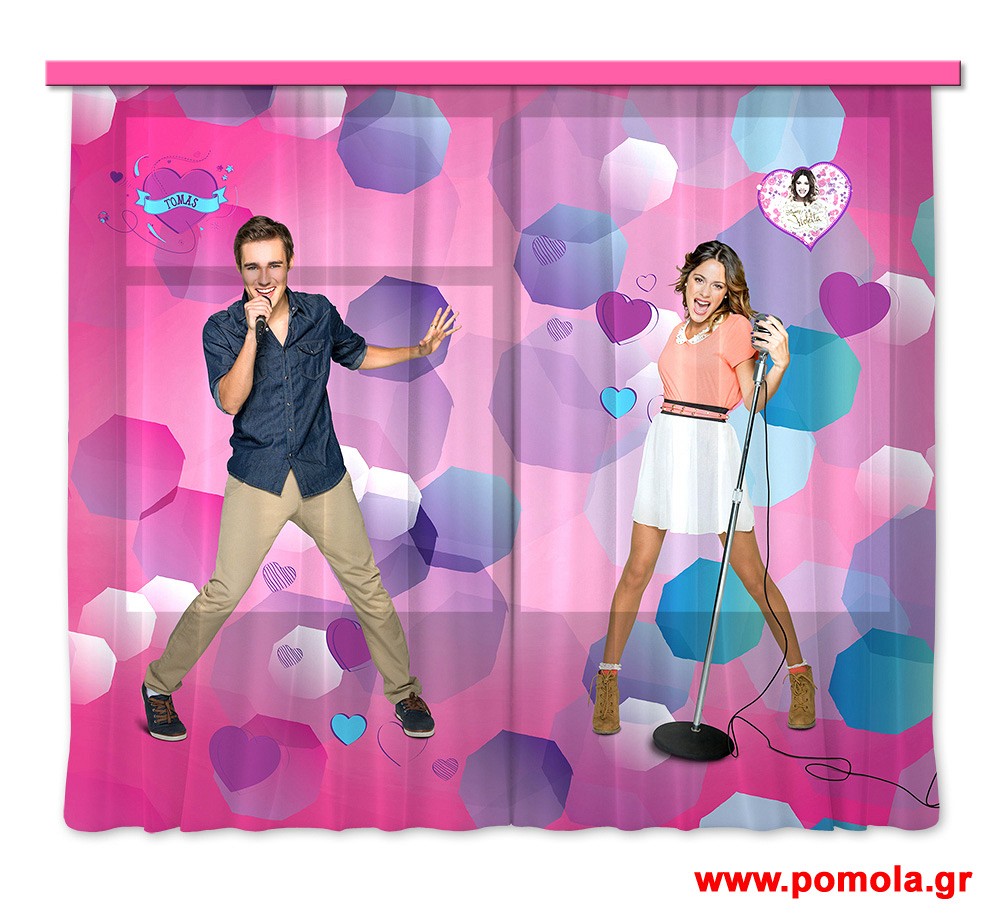 100 Kουρτινα με Ψηφιακη Εκτυπωση 280 πλατος χ 245 υψος