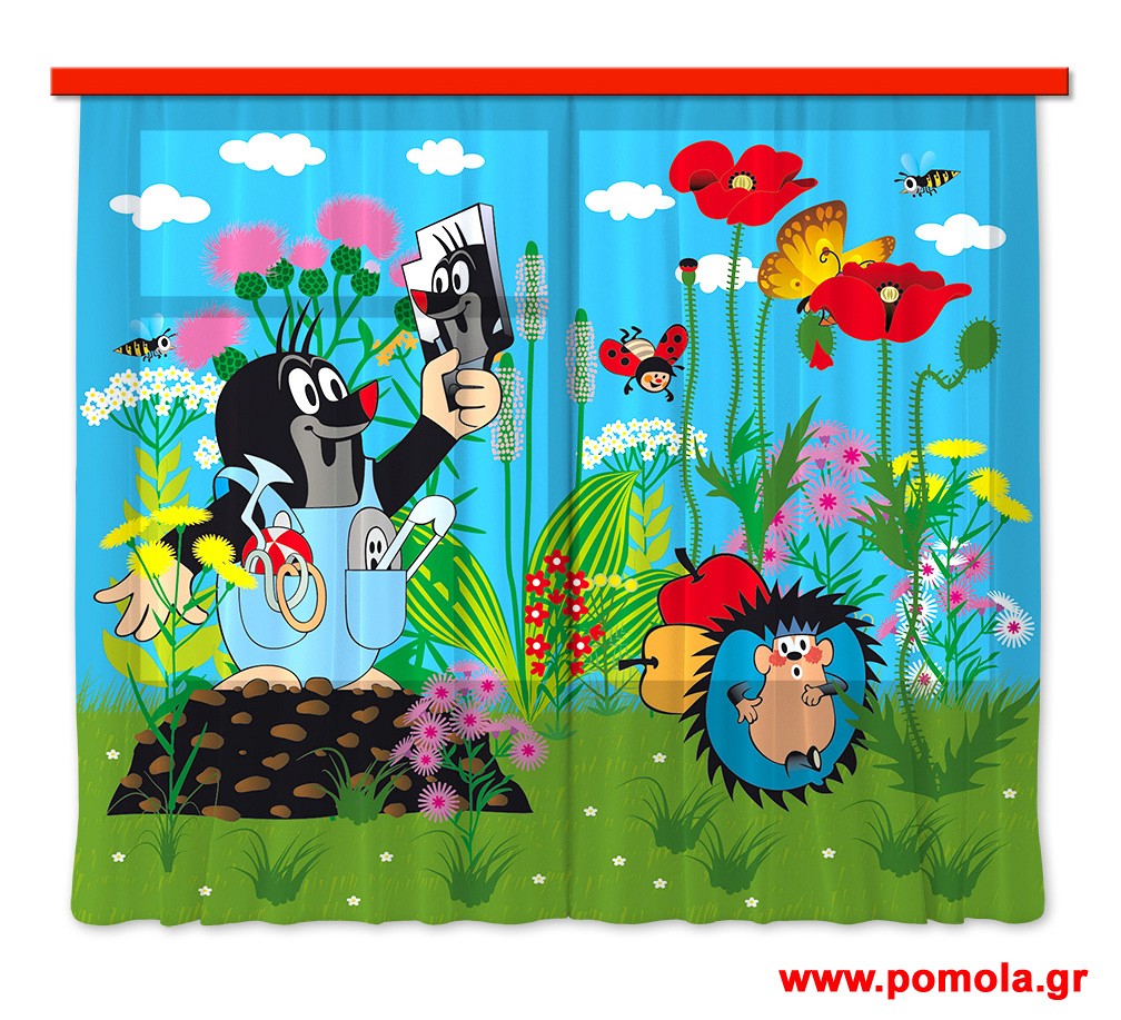 104 Kουρτινα με Ψηφιακη Εκτυπωση 280 πλατος χ 245 υψος