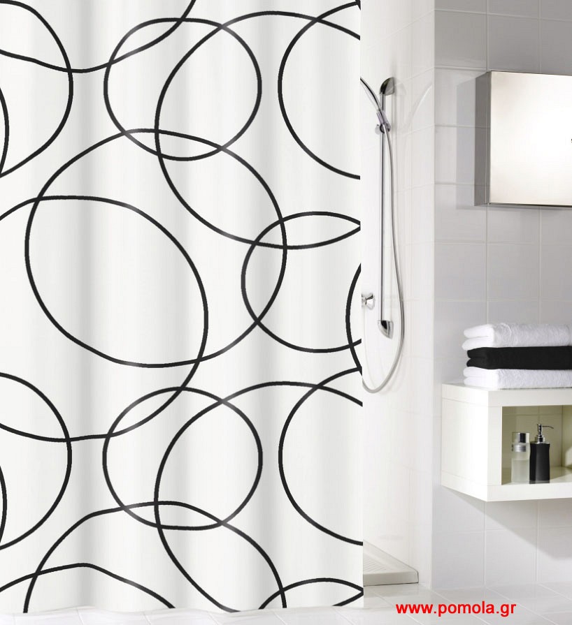323 te Κουρτίνα μπάνιου