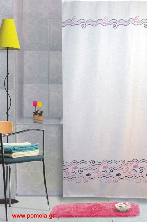 986 Κουρτίνα μπάνιου