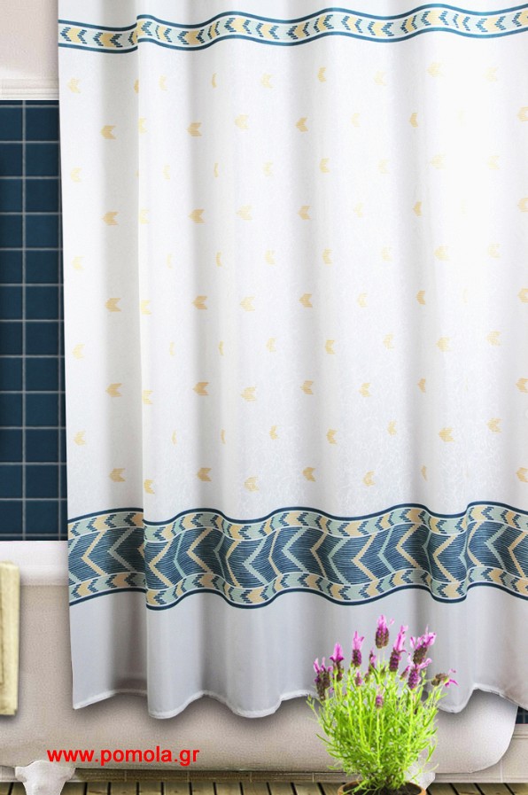 943 Κουρτίνα μπάνιου