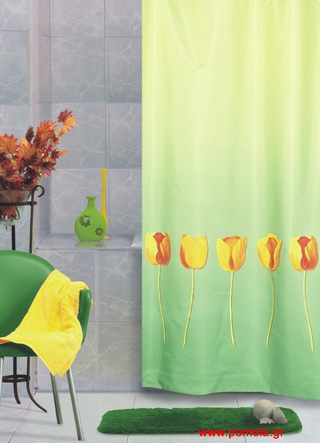 972 Κουρτίνα μπάνιου