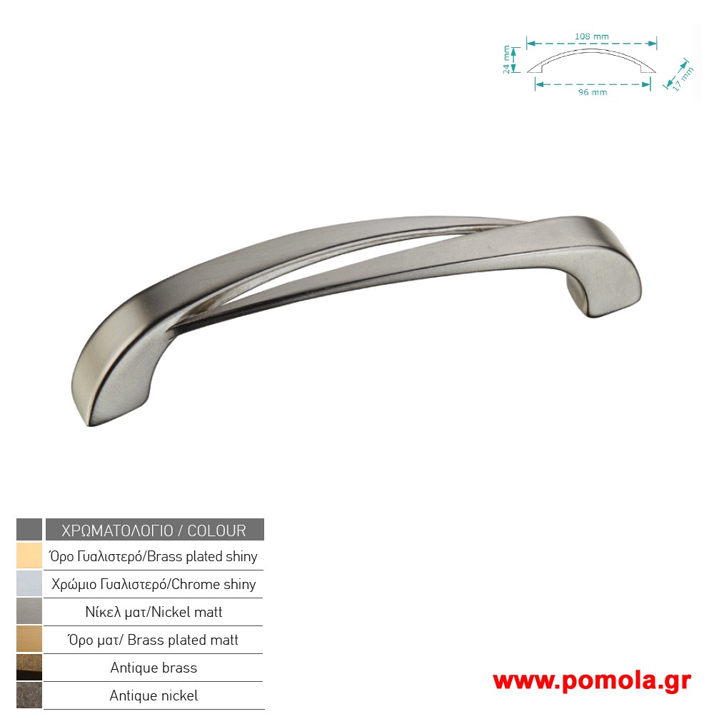 359 πομολο Λαβη για κουζινες και ντουλαπες