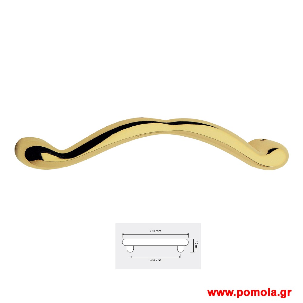 447 Λαβη Εξωπορτας Ιταλιας GOLD