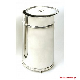030 Μεγάλος κάδος 85 Lit inox