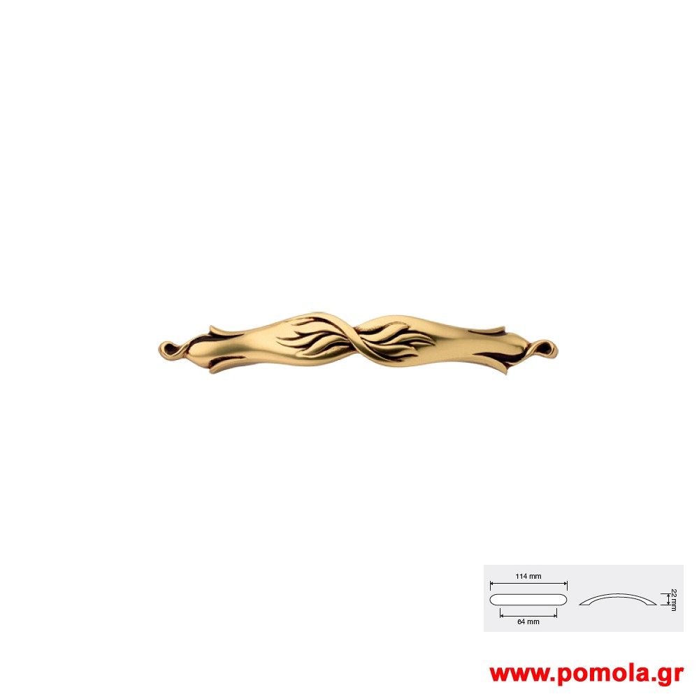 746 Λαβη Επιπλου Ιταλιας GOLD