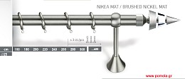 026 Κουρτινοβεργα economic Φ25 ινοξ