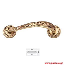 613 Λαβη Εξωπορτας Ιταλιας GOLD