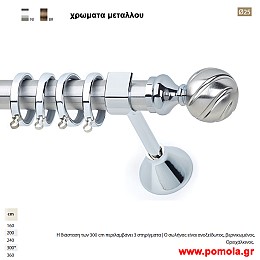 272 Κουρτινοβεργα Φ 25