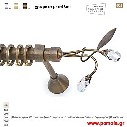 287 Κουρτινοβεργα Φ 25