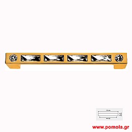 928 Λαβη Εξωπορτας Ιταλιας GOLD