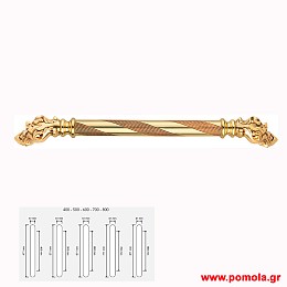 1087 Λαβη Εξωπορτας Ιταλιας GOLD