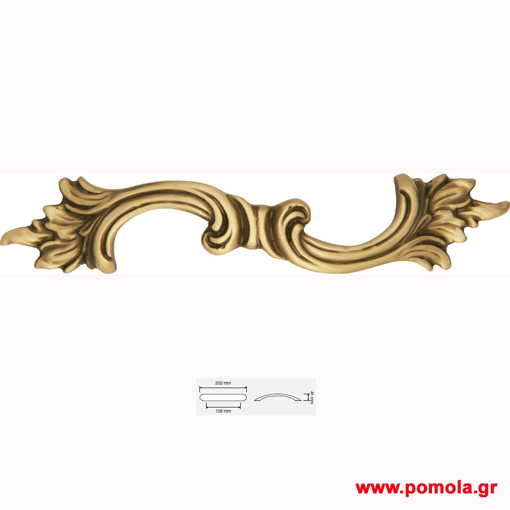 1130 Λαβη Επιπλου Ιταλιας GOLD