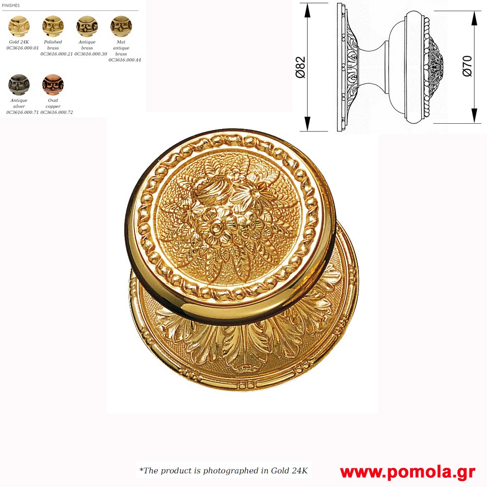 060 Πομολα Εξωπορτας Ισπανιας ORO