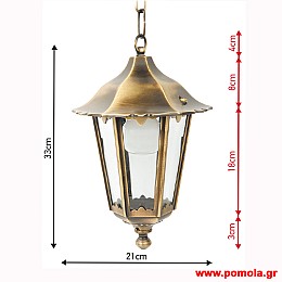 125 Φαναρια Φωτιστικα Ορειχαλκινα Μπρουτζινα