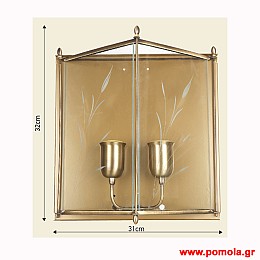 163 Φαναρια Φωτιστικα Ορειχαλκινα Μπρουτζινα