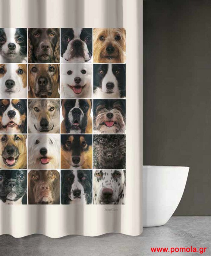 730 Κουρτίνα μπάνιου με εκτύπωση