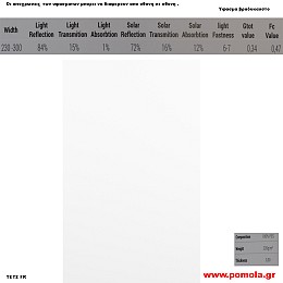 339 Υφασμα για ρολλερ και Πανελ ΒΡΑΔΥΚΑΥΣΤΟ