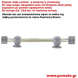 558 Λαβιτσα γκρι με πλεξι γκλας