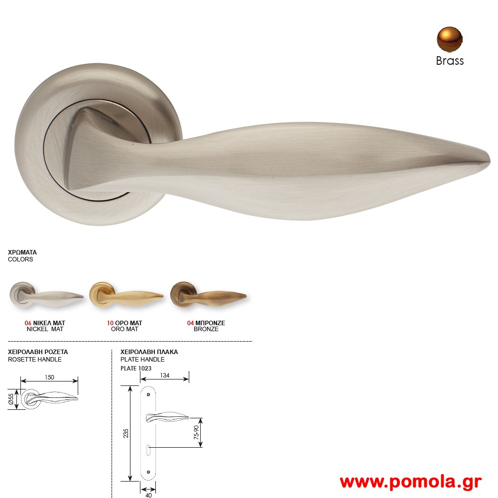 1294 Πομολο πορτας Νικελ ματ