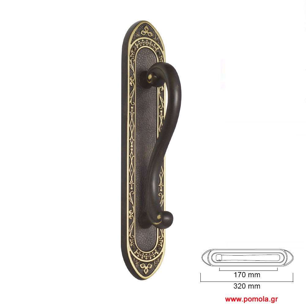 058 Λαβή εξώπορτας Ιταλίας